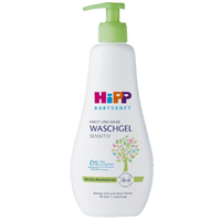 hipp babysanft sensitiv żel i szampon do mycia niemowląt 400 ml