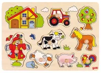 Puzzle z uchwytami. Farma
