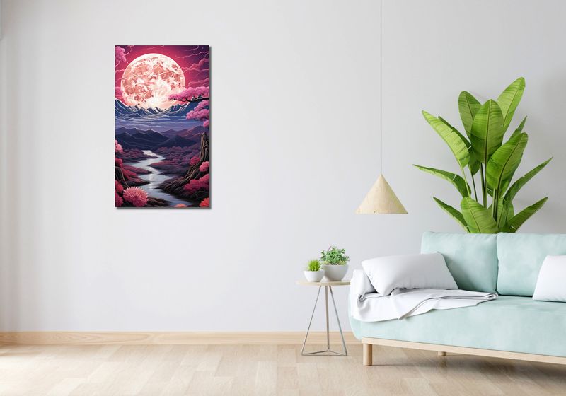 Obraz 50x90cm Różowa Kraina Marzeń zdjęcie 2