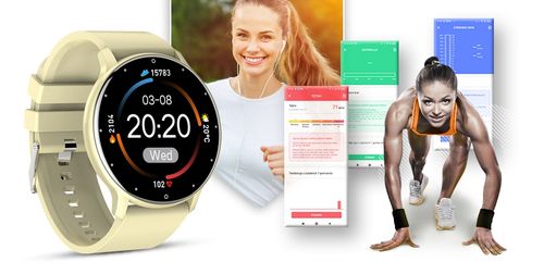 smartwatch giewont ecru gw120-6 na Arena.pl