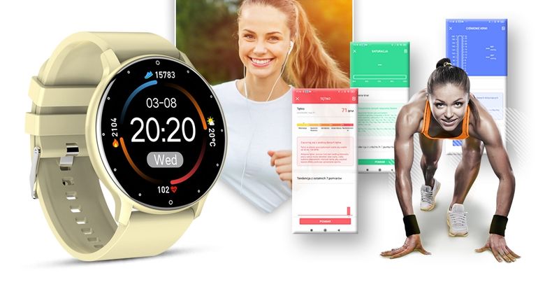 smartwatch giewont ecru gw120-6 zdjęcie 6