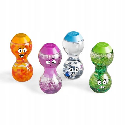 Tuby sensoryczne Wyraź swoje uczucia butelki emocje zestaw 4 szt. część 2 na Arena.pl