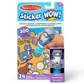 Stempel z 300 naklejkami Sticker Wow Kot plansza zadania Melissa and Doug