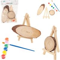 DREWNO DO MALOWANIA DIY ŚWIĘTA MINI SZTALUGA FARBKI