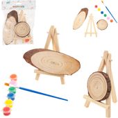 DREWNO DO MALOWANIA DIY ŚWIĘTA MINI SZTALUGA FARBKI