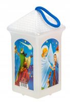 LAMPION RORATNI PLASTIKOWY NA RORATY JAKOŚĆ LED MIGAJĄCY adwentowy