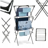 SUSZARKA Balkonowa na PRANIE TRZYPOZIOMOWA MAŁA Tadar Marry 59x48x139