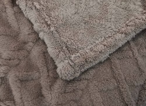 KOC WIKINGA PLED SKANDYNAWSKI GRUBY NARZUTA DWUSTRONNA ARIES 150x200 C. BEŻ na Arena.pl