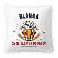 Poduszka Dla Blanki Na Urodziny Na Prezent Z Nadrukiem Ze Zdjęciem