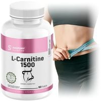 L-KARNITYNA 1500mg 90 kap SPALACZ TŁUSZCZU Odchudzanie REDUKCJA | INSPORT