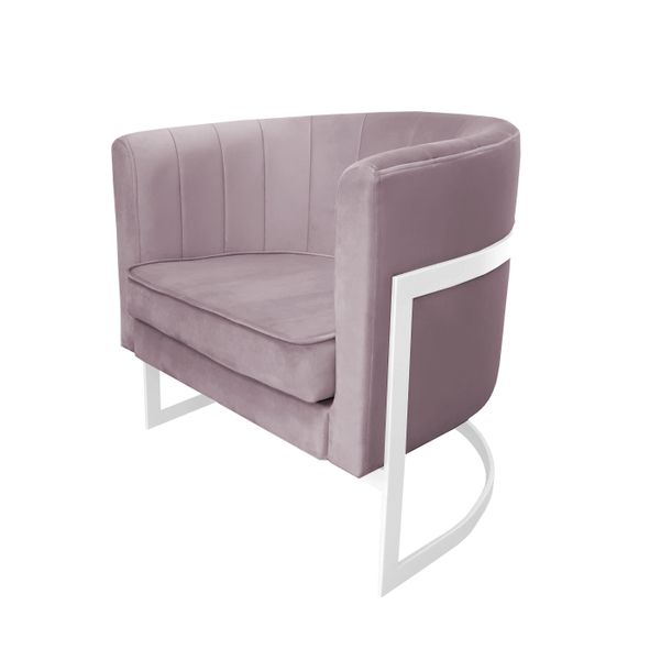 Fotel Glamour podstawa biała MG55 zdjęcie 2