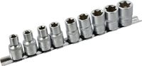 Geko Nasadki Torx 1/2" E10-E24 komplet 9 szt. na listwie G10160