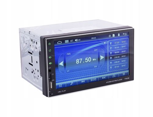 RADIO 2 DIN MP3 BLUETOOTH 7 LCD MirrorLink + RAMKA na Arena.pl