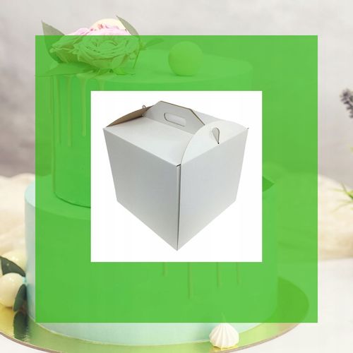 PUDEŁKO NA TORT CIASTO OPAKOWANIE 30x30x28 GRUBY MOCNY KARTON 5 SZTUK na Arena.pl