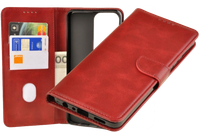 Etui portfel Wallet do Oppo A80 5G czerwony