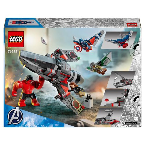 LEGO Super Heroes Kapitan Ameryka kontra Czerwony Hulk - bitwa 76292 na Arena.pl