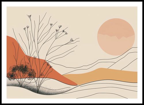 Plakat 84,1x59,4cm Pustynna Wydma na Arena.pl
