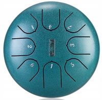 TONGUE DRUM LOTUS CHILDREN 6" 8 TON HLURU TC8-6-MINERALGREEN ZESTAW GRATISY