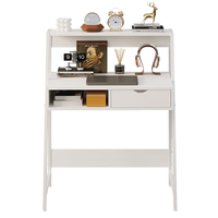 BIURKO KOMPUTEROWE BIAŁE SZKOLNE STOLIK INDUSTRIALNE NOWOCZESNE 80 cm