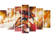 80CM 140CM OBRAZ 7 ELEM JESIENNA ZADUMA ŚCIENNY