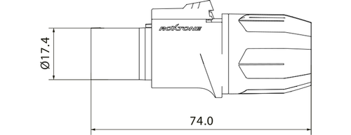 Roxtone RAC3FCI-WP - wtyk zasilania power-in IP65 na Arena.pl