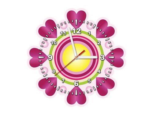 40X40CM ZEGAR KWIAT ZERDUSZKAMI OBRAZ na Arena.pl