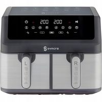 FRYTKOWNICA BEZTŁUSZCZOWA DWUKOMOROWA AIR FRYER 10L FRYTOWNICA
