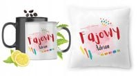 Dla Adriana Zestaw Kubek Magiczny + Poduszka Z Nadrukiem Ze Zdjęciem