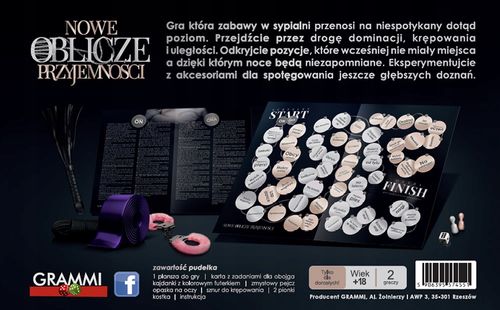 Gra Planszowa Dla Dorosłych - NOWE OBLICZE PRZYJEMNOŚCI na Arena.pl