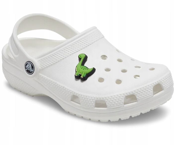 Przypinka Jibbitz Charms Pin Do Butów Crocs Boys Rule Green Dino zdjęcie 2