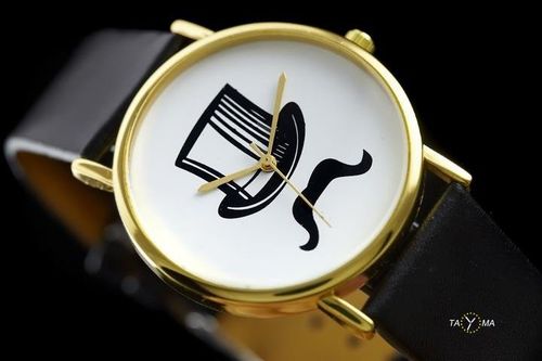 ZEGAREK DAMSKI CYLINDER, WĄSY - asox (zx580b) na Arena.pl