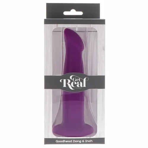 get real goodhead model 12 cm fioletowy z przyssawką silikonowy na Arena.pl