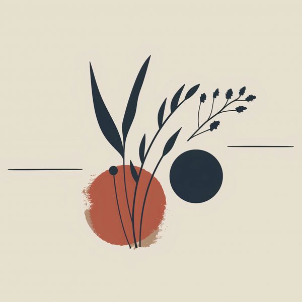 Plakat 40x40cm Botaniczna Barwa zdjęcie 1