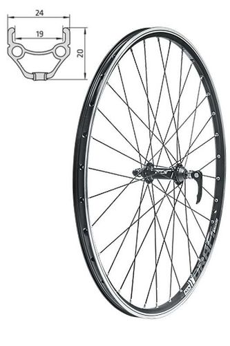 Koła przednie 27,5" DRAFT DISC czarne na Arena.pl