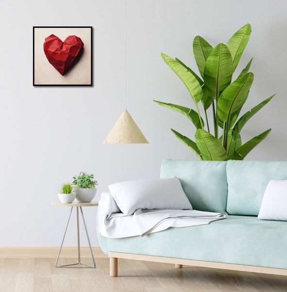 Plakat 40x40cm Kreślone Serce zdjęcie 4