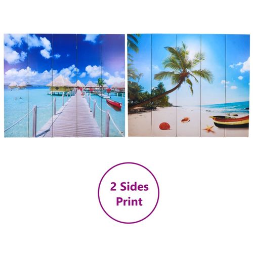 Składany parawan, 200x170 cm, motyw plaży na Arena.pl