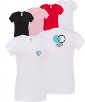 Damska koszulka TWÓJ WŁASNY HAFT LOGO firmowa reklamowa