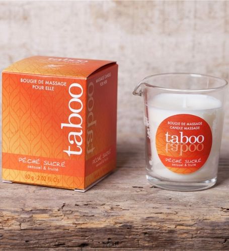 Świeca do masażu Taboo - słodka brzoskwinia na Arena.pl