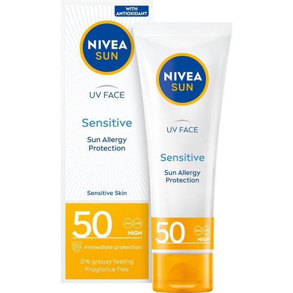 Krem do twarzy Nivea Sun krem przeciwsłoneczny filtrem 50 BRAK KARTONIKA zdjęcie 8