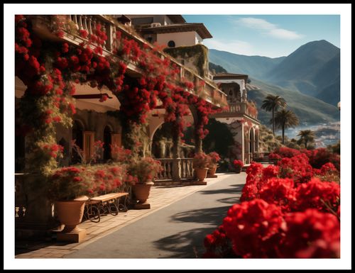 Plakat 100x75cm Czerwona Idylla na Arena.pl