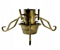 Stojak pod choinkę metalowy z głeboką misą na wodę stojak na choinkę 98 mm