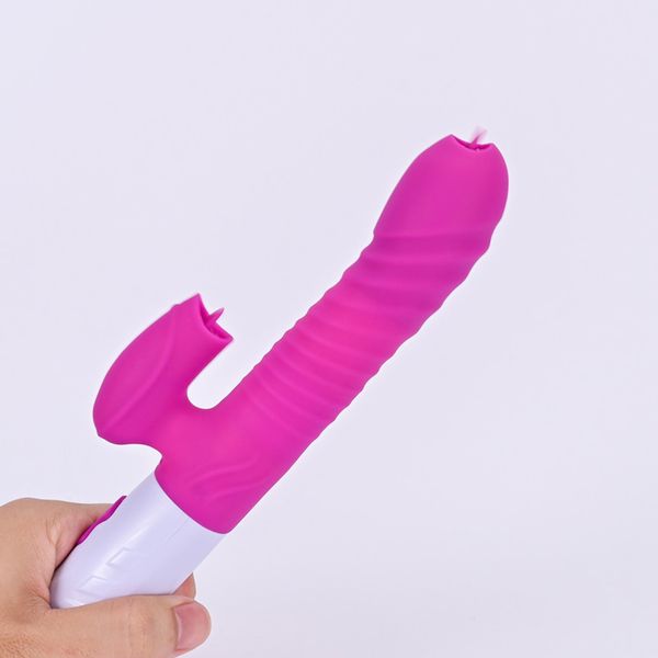 Wibrator-Silicone Vibrator Usb 7 Function And Thrusting Function / Heating, zdjęcie 3
