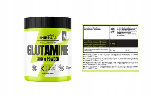 GLUTAMINA AMINOKWASY GLUTAMINE 300 g AMINO L-GLUTAMINA L-GLUTAMINE hiro na Arena.pl