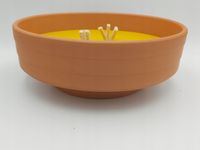 Znicz otwarty gliniany klasyk kopciuch GIGANT MEGA olbrzymi klasyczny 2szt