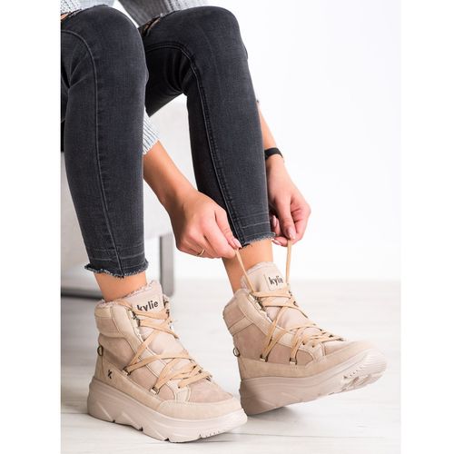 Modne Trapery Beżowe r.36 na Arena.pl