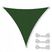 Żagiel przeciwsłoneczny 3,6x3,6x3,6 - dark green