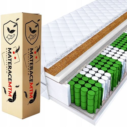 Materac kieszeniowy z kokosem CARL 90x200 H3/H4- KONIEC Z BÓLEM na Arena.pl