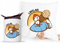 Zestaw Poduszka + Kubek Dla Drwala Prezent Z Nadrukiem Ze Zdjęciem