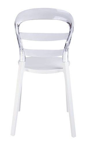 Krzesło CARMEN transparentne na Arena.pl