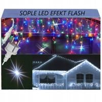 SOPLE 500LED MULTIKOLOR GIRLANDA ZEWNĘTRZNA LAMPKI BALKON ISKRY FLASH